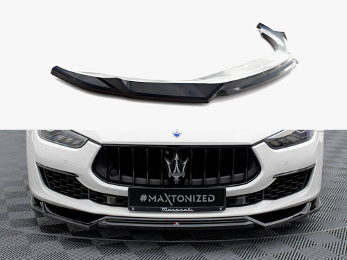 Maxton Front Splitter V.2 Maserati Ghibli Mk3 Facelift