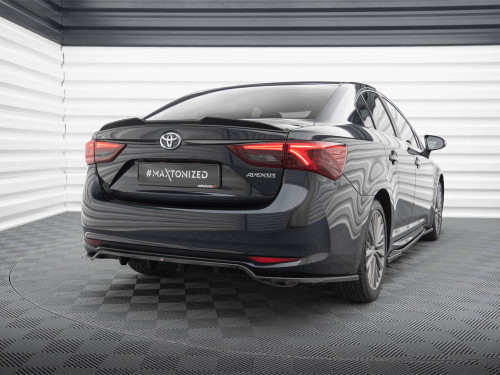Maxton Rear Splitter (Vertical Bars) Toyota Avensis Sedan Mk3 Facelift