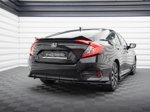 Maxton Street PRO Rear Diffuser + Flaps Honda Civic Mk10