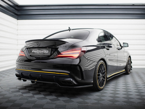 Maxton Rear Splitter (Vertical Bars) Mercedes-AMG CLA 45 C117 Facelift