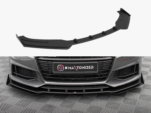 Maxton Street PRO Front Splitter + Flaps Audi TT S / S-Line 8S