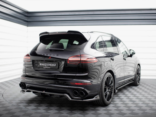 Maxton Rear Splitter (Vertical Bars) Porsche Cayenne Mk2 Facelift