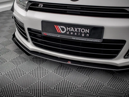 Maxton Street PRO Front Splitter + Flaps Volkswagen Scirocco R Mk3