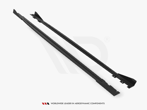 Maxton Street PRO Side Skirts Diffusers + Flaps Volkswagen Scirocco R Mk3