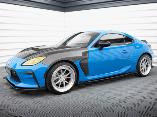 Maxton Street PRO Side Skirts Diffusers V.1 + Flaps Toyota GR86 Mk1