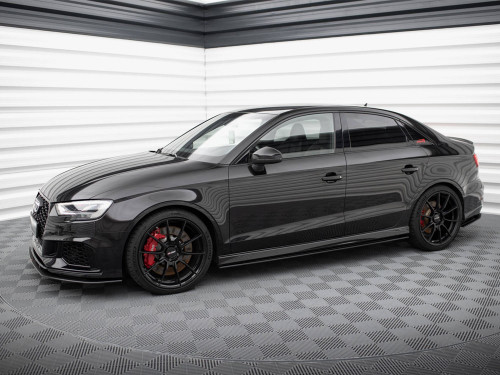 Maxton Street PRO Side Skirts Diffusers Audi RS3 Sedan 8V Facelift