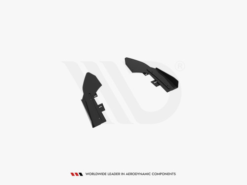 Maxton Street Pro Rear Side Splitters + Flaps Audi RS3 Sedan 8V Facelift
