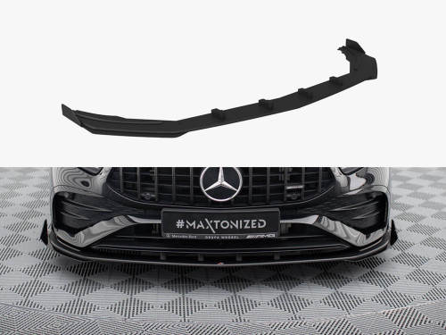 Maxton Street PRO Front Splitter + Flaps Mercedes-AMG A35 W177 Facelift
