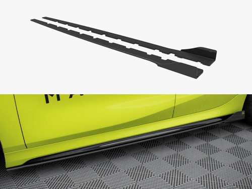 Maxton Street PRO Side Skirts Diffusers + Flaps BMW 1 F40 M-Pack / M135i