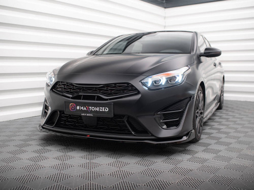 Maxton Front Splitter V.1 Kia Proceed GT Mk3 Facelift / Ceed GT / GT - Line Mk1 Facelift