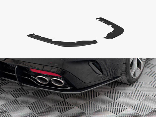 Maxton Street Pro Rear Side Splitters Kia Stinger GT / GT-Line Mk1