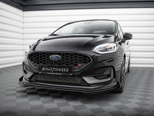 Maxton Street PRO Front Splitter + Flaps Ford Fiesta ST Mk8 Facelift