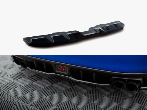 Maxton Central Rear Splitter V.2 Subaru WRX STI Mk1