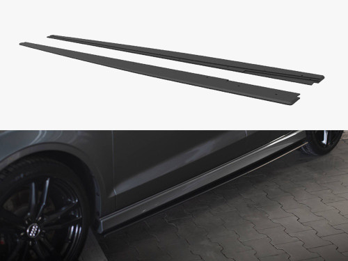 Maxton Street PRO Side Skirts Diffusers Audi S3 / A3 S-Line Sedan 8V