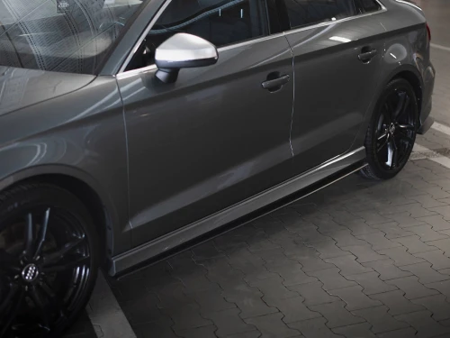 Maxton Street PRO Side Skirts Diffusers Audi S3 / A3 S-Line Sedan 8V