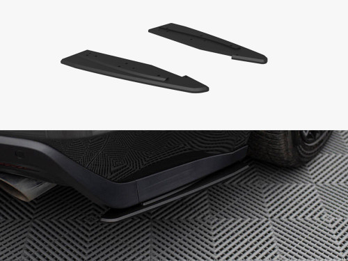 Maxton Street Pro Rear Side Splitters Ford Mustang GT Mk6