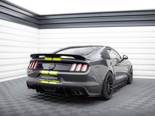Maxton Street Pro Rear Side Splitters Ford Mustang GT Mk6