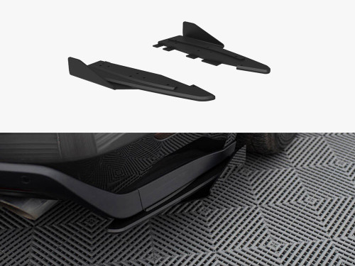 Maxton Street Pro Rear Side Splitters + Flaps Ford Mustang GT Mk6
