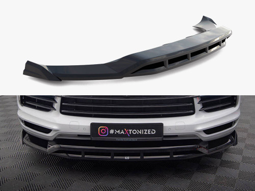 Maxton Front Splitter Porsche Cayenne Coupe / SUV Mk3