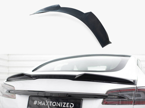 Maxton Spoiler CAP 3D Tesla Model S Plaid Mk1 Facelift