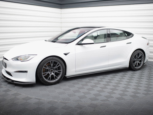 Maxton Side Skirts Diffusers V.2 Tesla Model S Plaid Mk1 Facelift