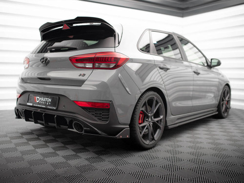 Maxton Rear Side Splitters V.4 + Flaps Hyundai I30 N Hatchback Mk3 Facelift