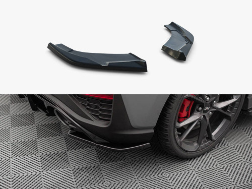 Maxton Rear Side Splitters V.5 Hyundai I30 N Hatchback Mk3 Facelift