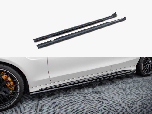 Maxton Side Skirts Diffusers V.2 Mercedes-AMG C63 Sedan / Estate W205 / S205