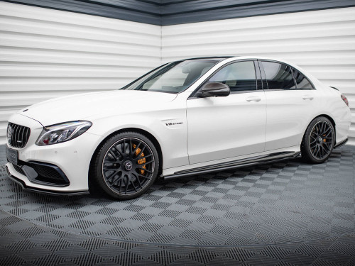 Maxton Side Skirts Diffusers V.2 Mercedes-AMG C63 Sedan / Estate W205 / S205