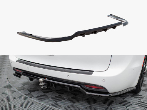 Maxton Central Rear Splitter (Vertical Bars) Chrysler Pacifica Mk2 Facelift