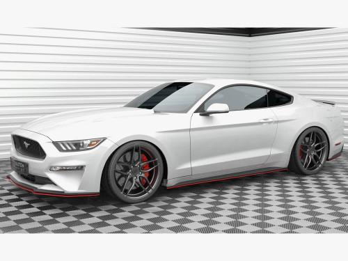 Maxton Side Skirts Diffusers V.2 Ford Mustang Mk6 Facelift