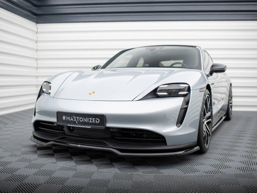 Maxton Front Splitter Porsche Taycan / Taycan 4 / Taycan 4S / Taycan GTS Mk1