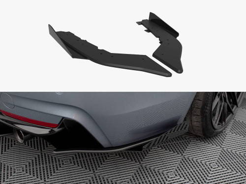 Maxton Street Pro Rear Side Splitters + Flaps BMW 435i Coupe M-Pack F32