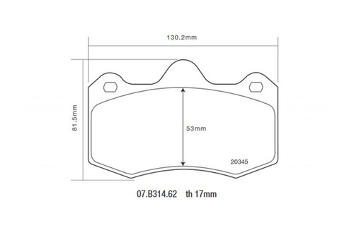 Pagid RS29 Front Brake Pads for Ibiza Cupra AP Racing 4 Pot Calipers