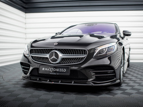 Maxton Front Splitter V.2 Mercedes-Benz S Coupe AMG-Line C217 Facelift