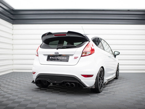 Maxton Rear Side Splitters V.3 + Flaps Ford Fiesta ST Mk7 Facelift