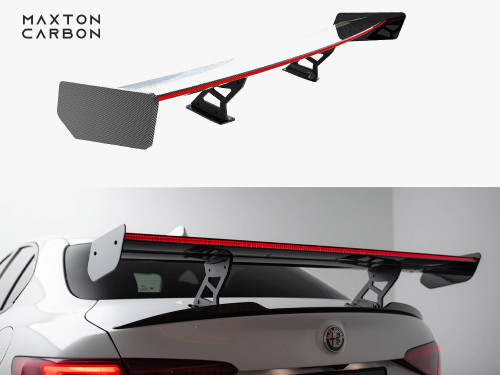 Maxton Carbon Spoiler + LED Alfa Romeo Giulia Quadrifoglio