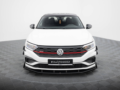 Maxton Street PRO Front Splitter + Flaps Volkswagen Jetta GLI Mk7