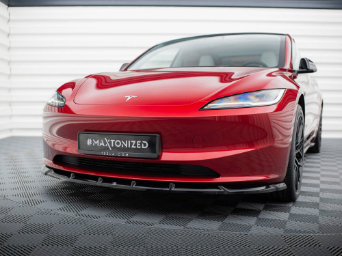 Maxton Front Splitter V.2 Tesla Model 3 FL Project Highland