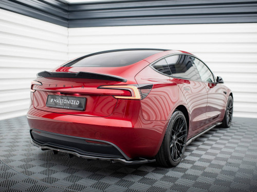 Maxton Rear Splitter (Vertical Bars) V.1 Tesla Model 3 FL Project Highland