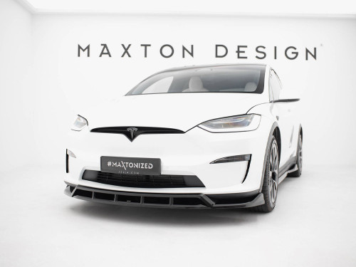 Maxton Front Splitter V.3 Tesla Model X Mk1 Facelift