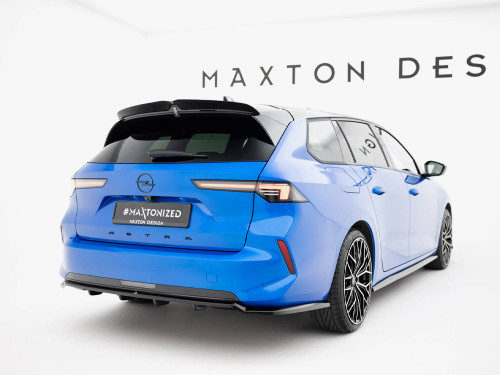 Maxton Rear Splitter (Vertical Bars) Opel Astra Sports Tourer L (Mk6)