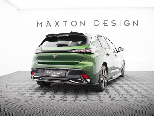 Maxton Rear Splitter (Vertical Bars) Peugeot 308 Hatchback Mk3