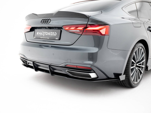 Maxton Street PRO Rear Diffuser + Flaps Audi A5 F5 Facelift