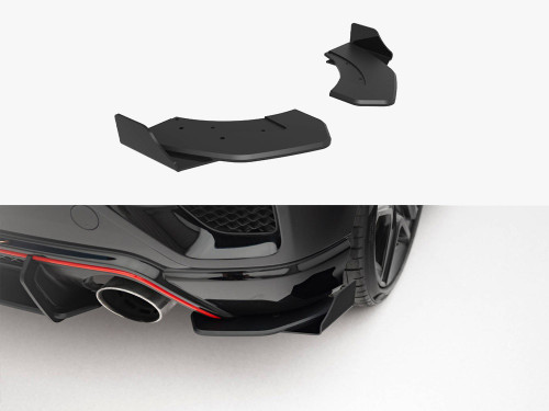 Maxton Street Pro Rear Side Splitters + Flaps Hyundai Veloster N Mk2