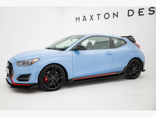 Maxton Street PRO Side Skirts Diffusers + Flaps Hyundai Veloster N Mk2