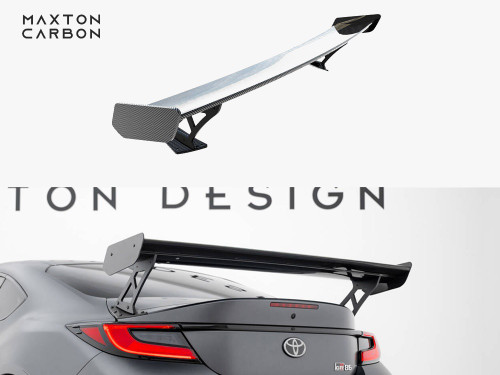 Maxton Carbon Spoiler With External Brackets Uprights Toyota GR86