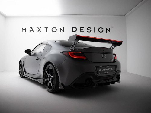 Maxton Carbon Spoiler With External Brackets Uprights + LED Toyota GR86