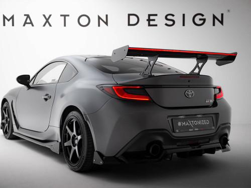 Maxton Carbon Spoiler With Internal Brackets Uprights + LED Toyota GR86