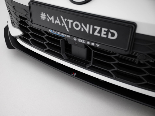 Maxton Street PRO Front Splitter + Flaps Volkswagen Golf GTI / GTE / R-Line Mk8 Facelift